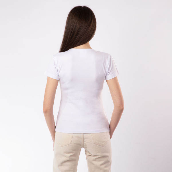 Женская футболка приталенная "SLIM"