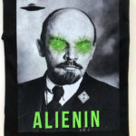 Черная футболка с Лениным инопланетянином