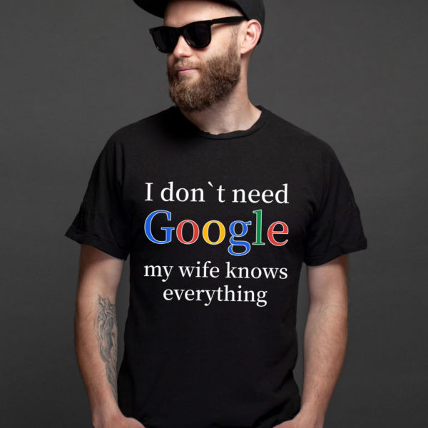 Мужская футболка с надписью "GOOGLE"