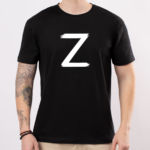 Черная футболка с буквой "Z"
